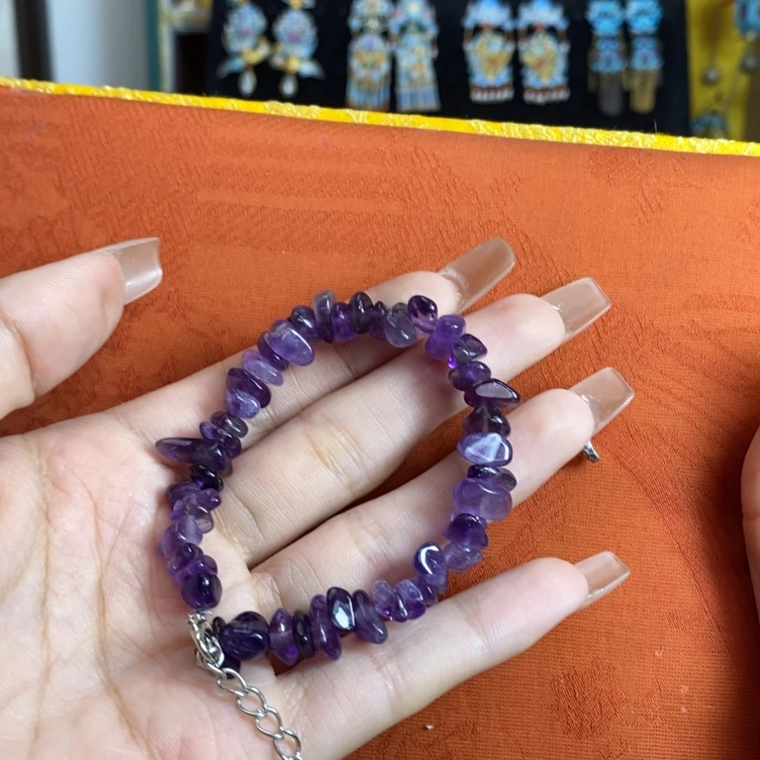 紫晶珠宝半成品未镶嵌