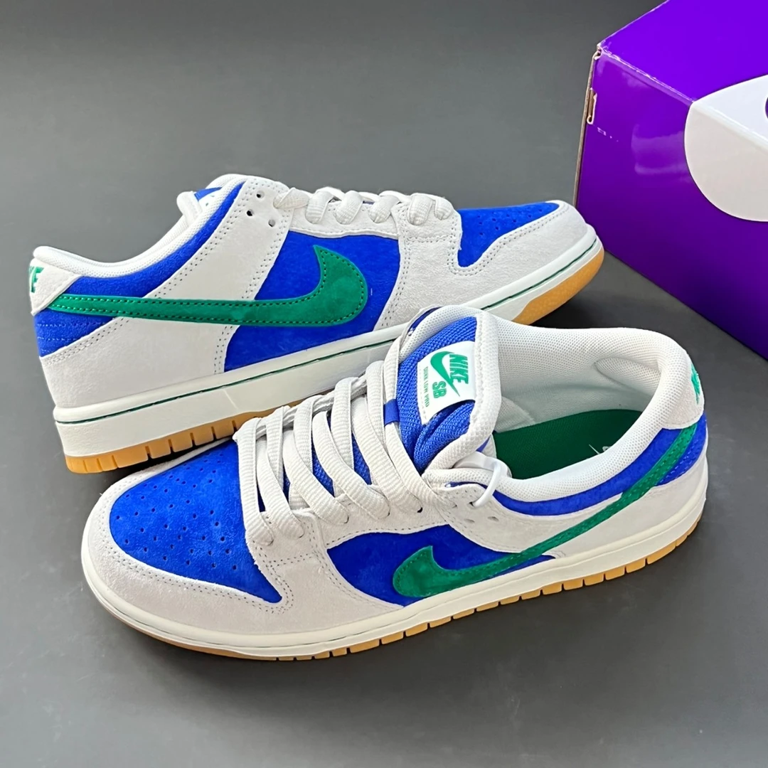 NIKE耐克男女同款Dunk SB 翻毛皮低帮休闲运动滑板鞋 HF3704-001