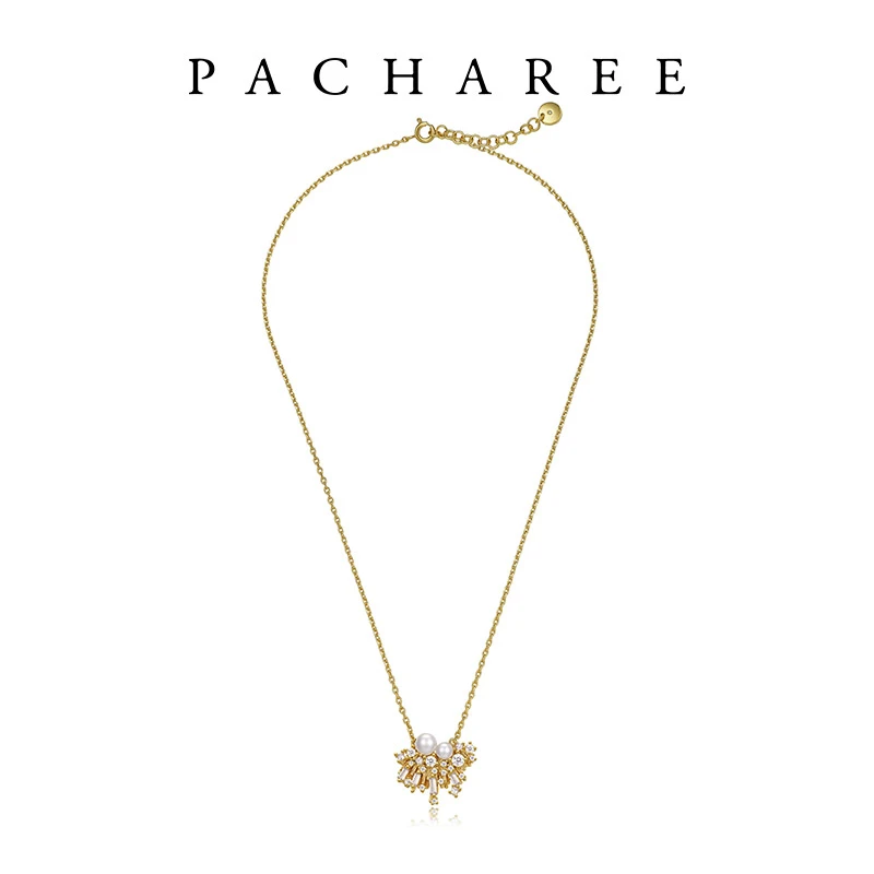 合金项链 星光璀璨系列璀璨烟花项链-500016X