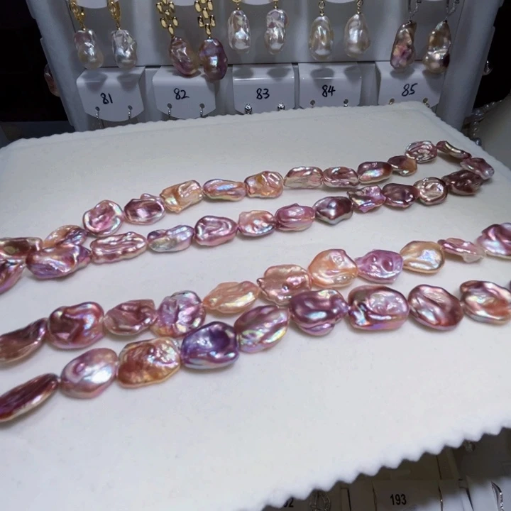 淡水珍珠颈饰银S925镶嵌菩***?