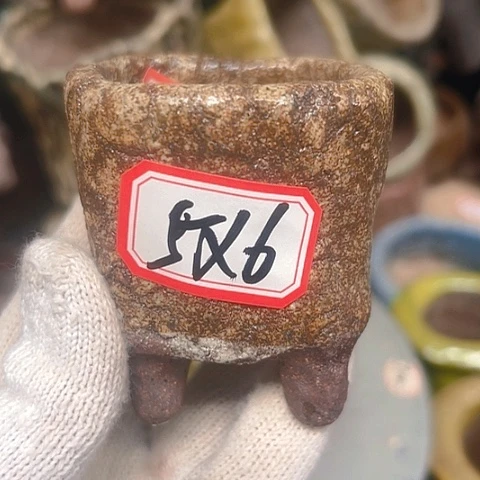 粗陶花盆手工花盆制作