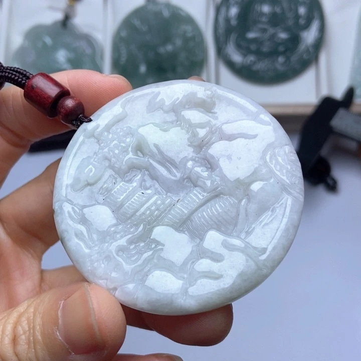 翡翠未镶嵌挂件翡翠