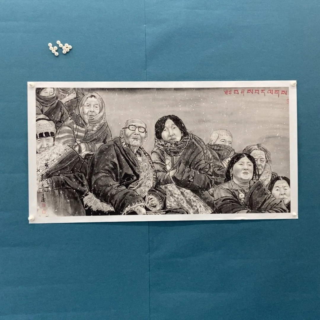 如***夫国画墨鱼精品墨鱼精品
