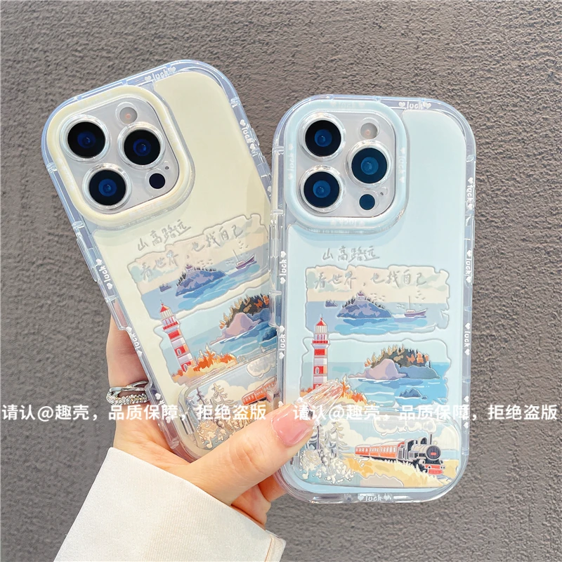 泡芙羽纱适用苹果16/iPhone/华为荣耀/OPPO/VIVO/小米/手机壳爆款