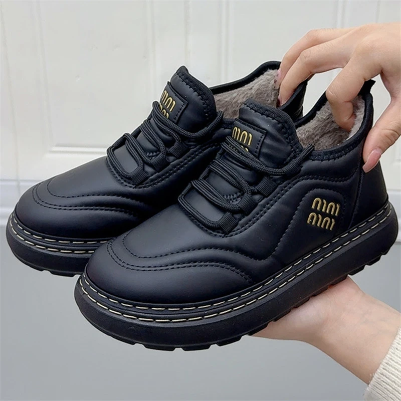 冬季新款老北京棉鞋加绒加厚保暖低帮棉鞋轻便舒适休闲女鞋妈妈鞋