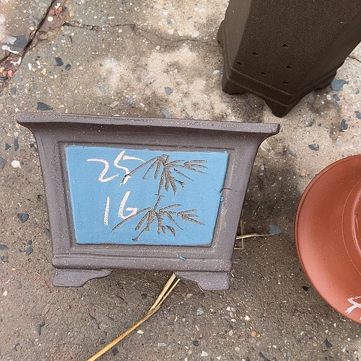 紫砂花盆，透气花盆