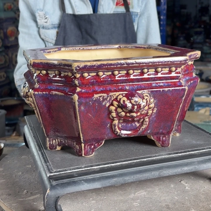 一风堂石湾花盆 内21*11