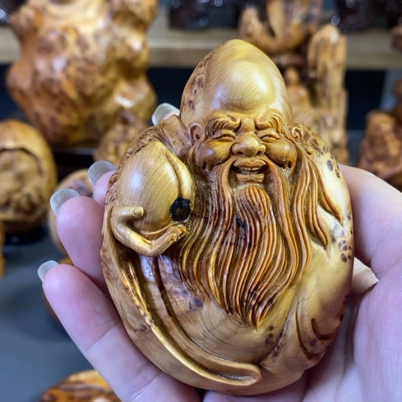 【闪购商品】柏木（崖柏）炉*阁手把件