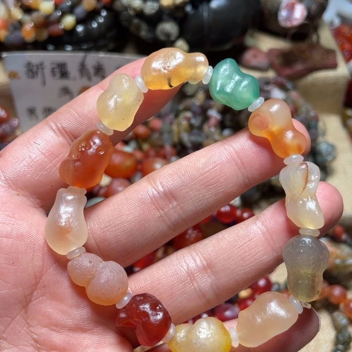 玛瑙/玉髓合金手链