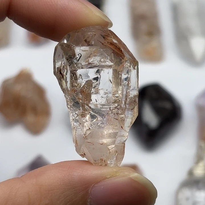 颈饰未镶嵌水晶巴基斯坦红泥闪灵钻36mm+