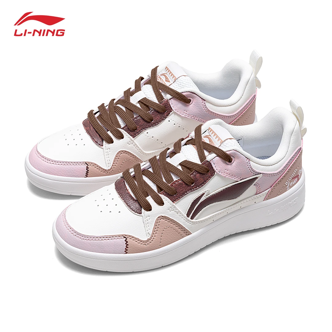 李宁行初定制板鞋 喜悦 秋新款个性手绘喷绘潮鞋学生运动鞋