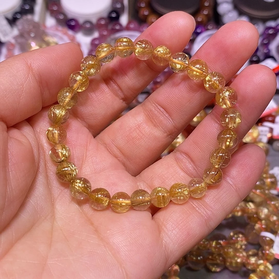 未镶嵌手链水晶金钛晶7