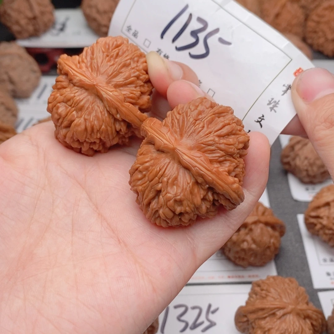 京***者吊坠文玩核桃40楼子1135