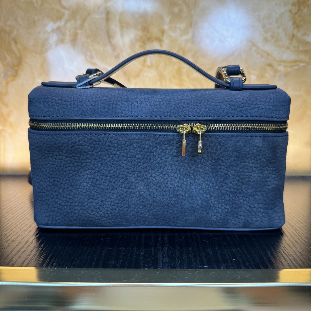 【微微】高奢真皮女包-长20*高11-灰小盒子