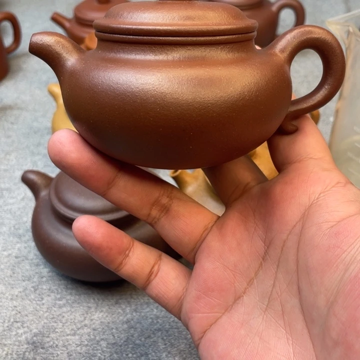 紫砂茶壶^****?全手工仿古瑕