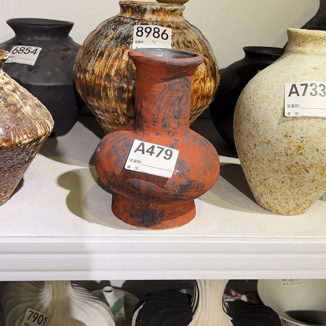 瓶a479高20口5陶瓷花瓶无孔