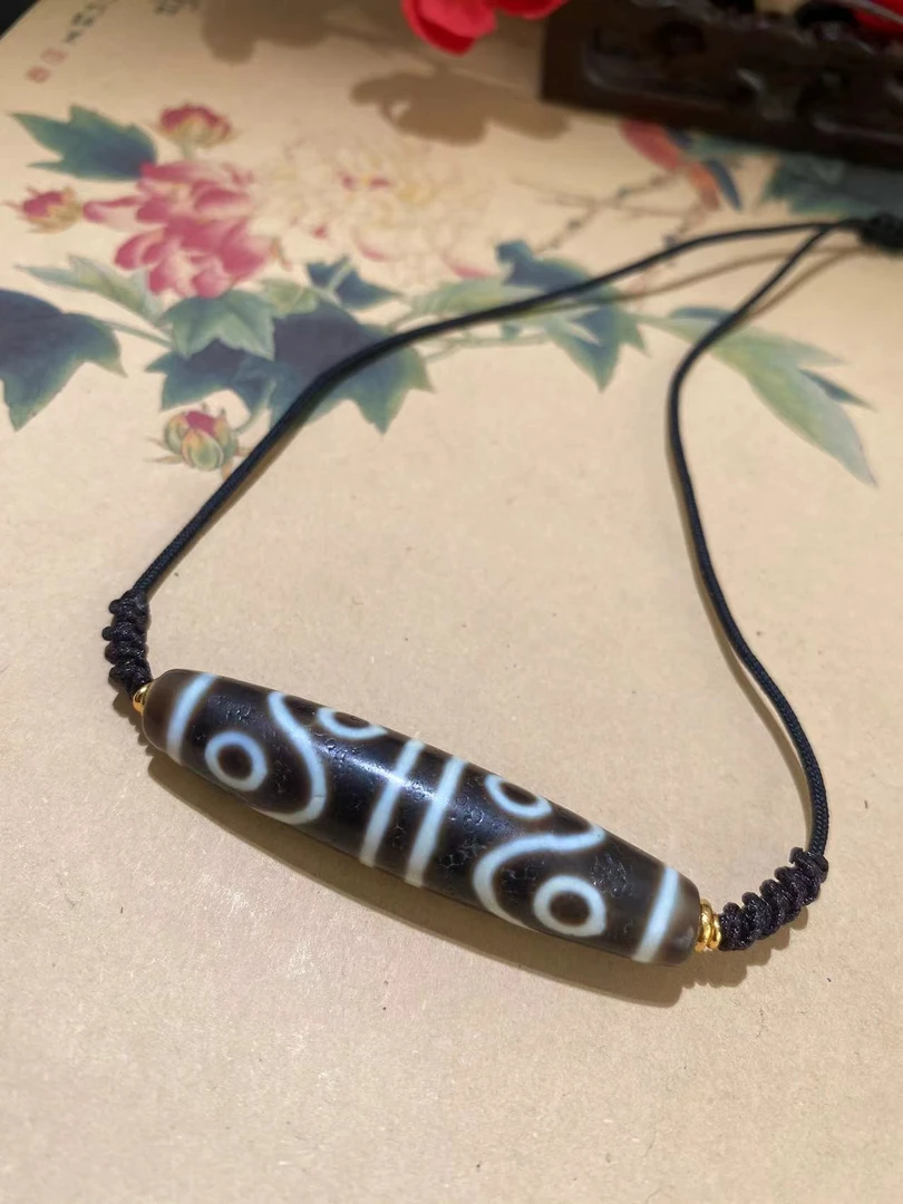 （水纹八眼）玛瑙项链F1257