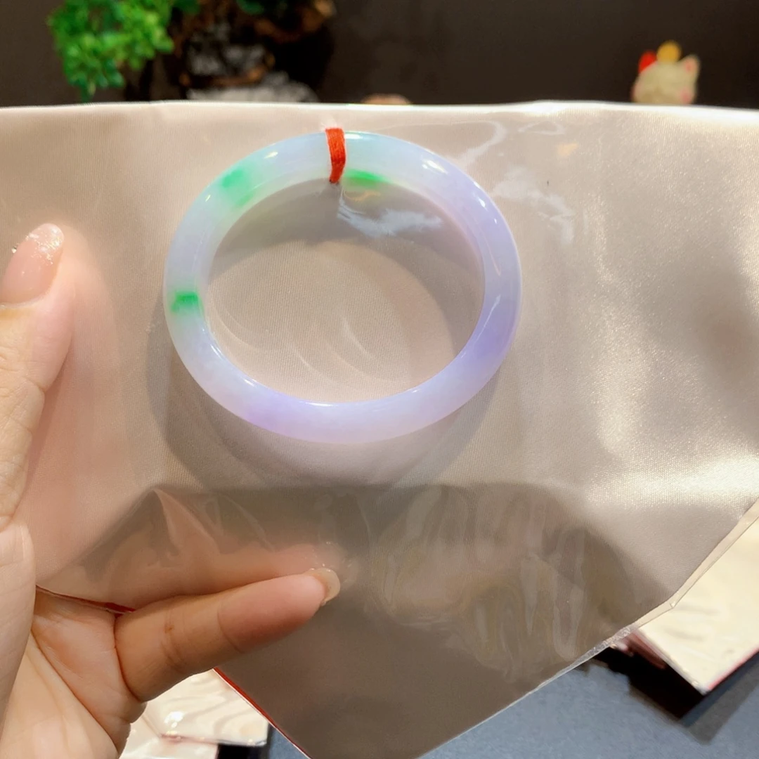 翡翠未镶嵌手镯翡翠手镯54贵妃