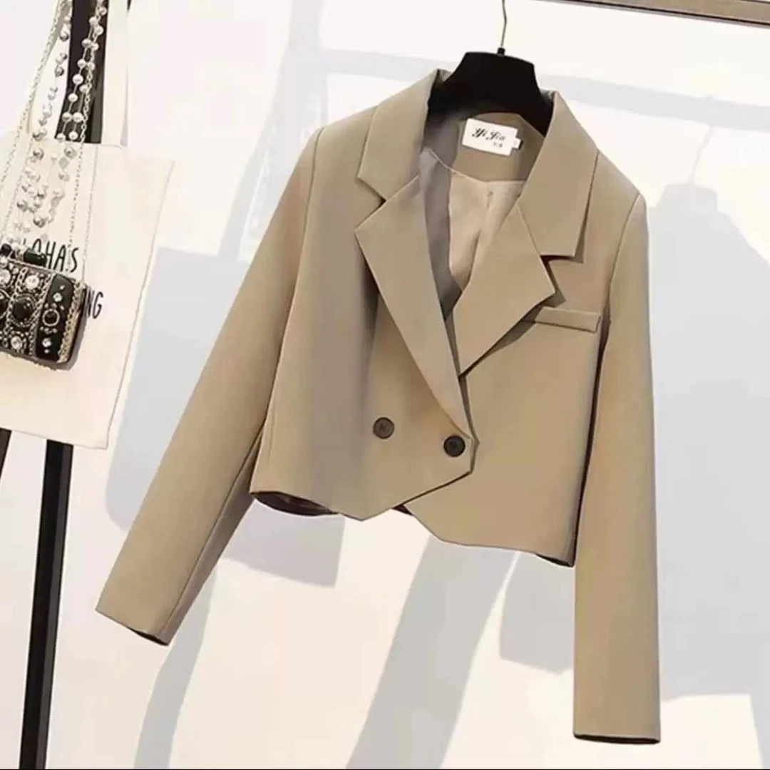 303短款小西服宽松减龄显瘦气质款含内衬