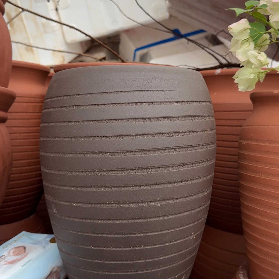 花盆紫砂口22高33宜兴紫砂