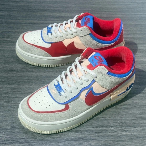 39码/NIKE/AF1灰红马卡龙/休闲鞋/9新/CU8591 店