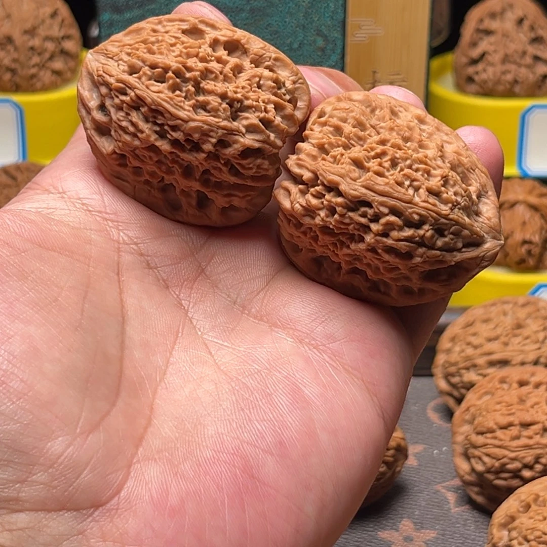 把件文玩核桃三角大高炮