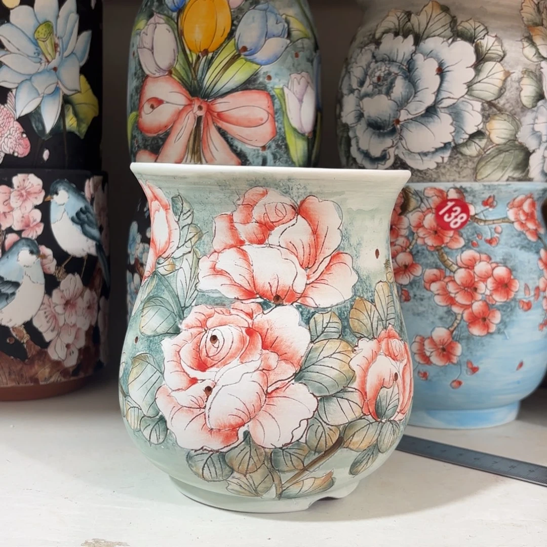 景德镇手绘花盆陶瓷13/15
