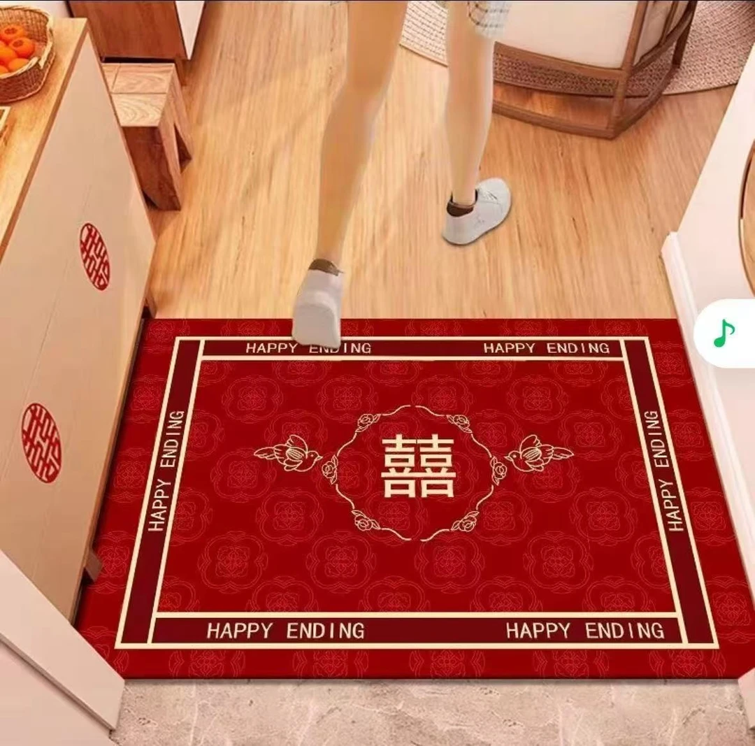 【尺寸：200x300】比翼双飞-婚房---地毯-客厅地毯-实物以直播间为准