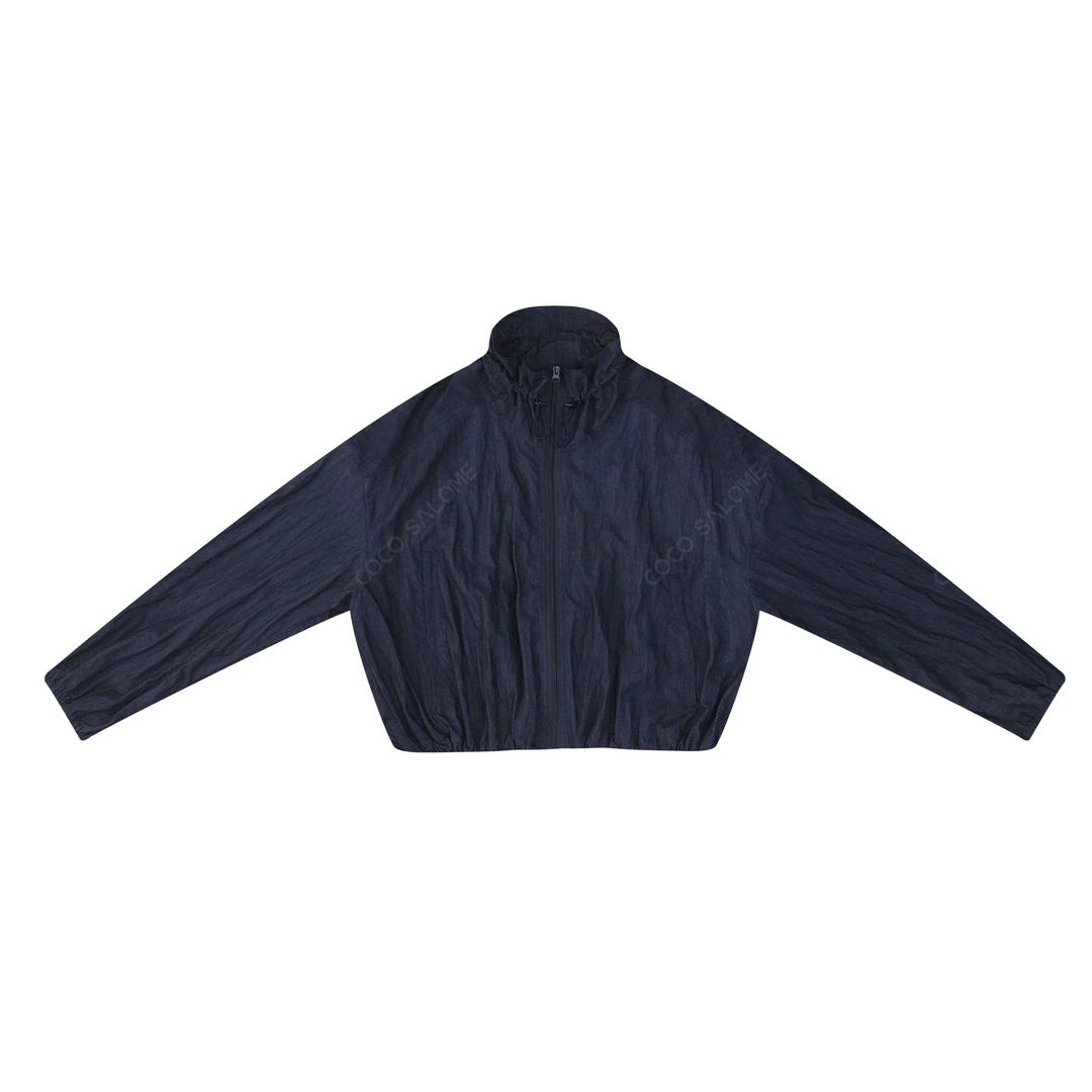 安安推荐【普吉岛】立领冲锋衣棒球服休闲百搭外套BW25C50864-WT