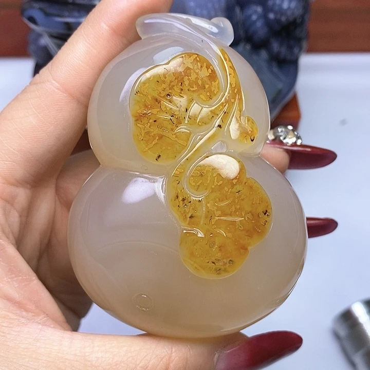 玛瑙/玉髓手把未镶嵌