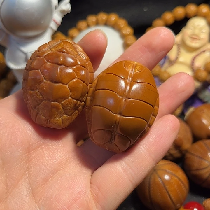 橄榄核手串/手链大榄龟背