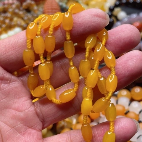 石英质玉手链合金石***玩
