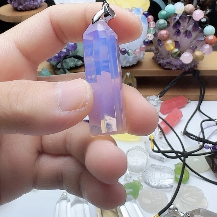 颈饰银S925镶嵌水晶