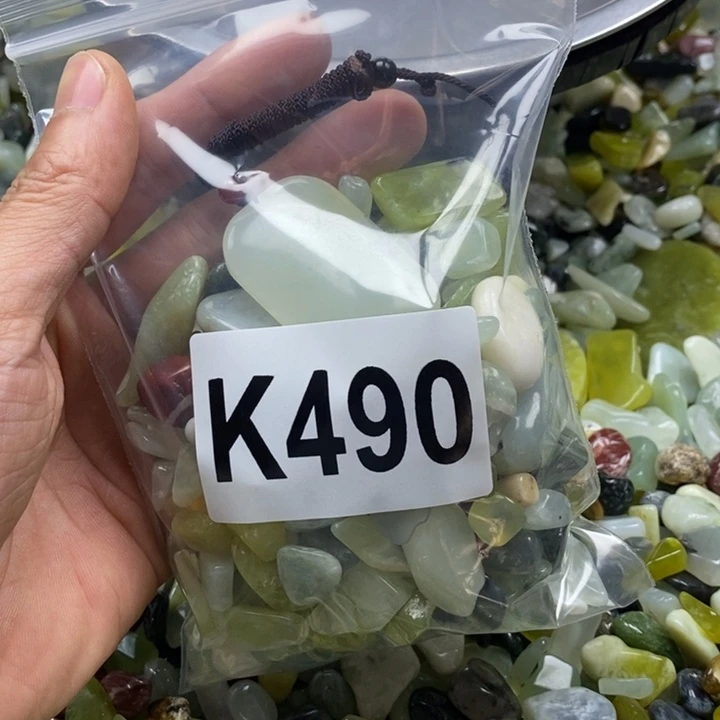 蛇纹石玉未镶嵌鱼缸石