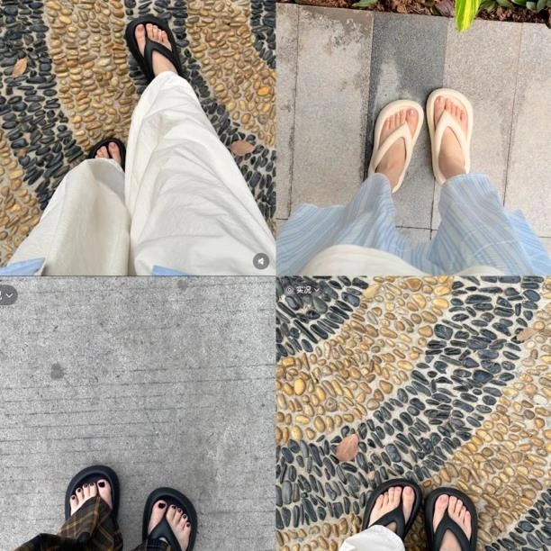 小个子增高厚底人字拖夹脚拖鞋女夏外穿沙滩凉拖鞋软底时尚女鞋