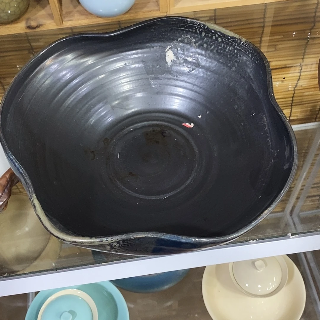 粗陶志野柴烧茶器