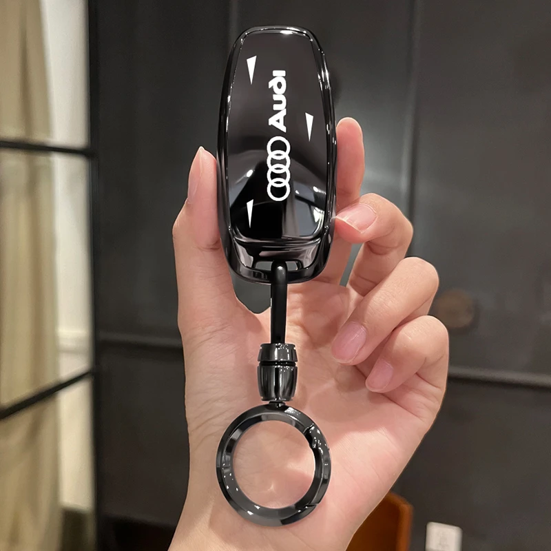 25款奥迪a6l钥匙套a4l汽车q5l专用2024新款a4 a5 a6 a7 q7男壳扣