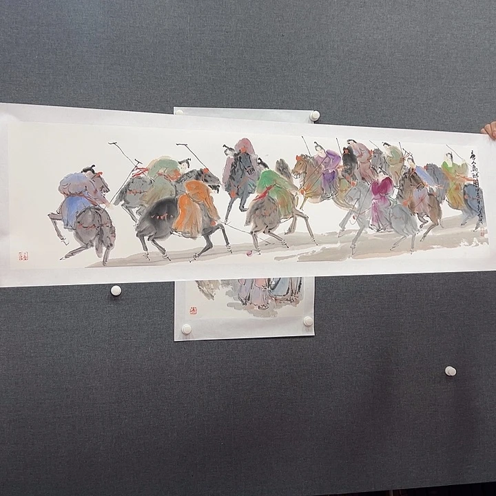 国画书画作品多次