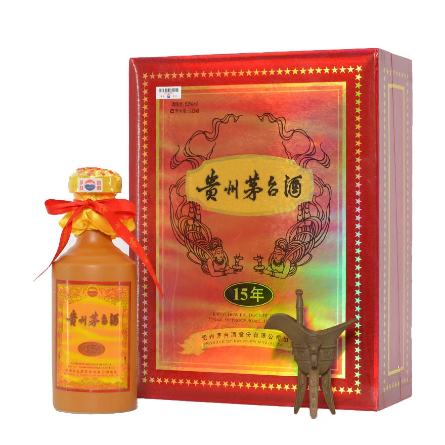 KWEICHOW MOUTAI/贵州茅台【老年份】茅台十五年茅1553度500ml