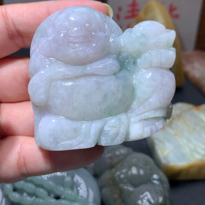 翡翠未镶嵌颈饰保真天然A货翡翠