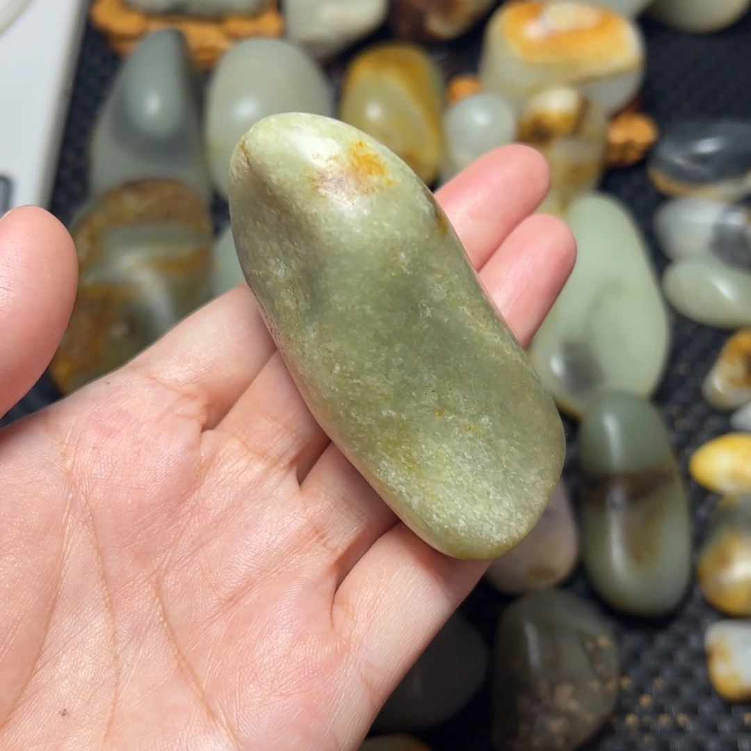 和田玉未镶嵌把件B21