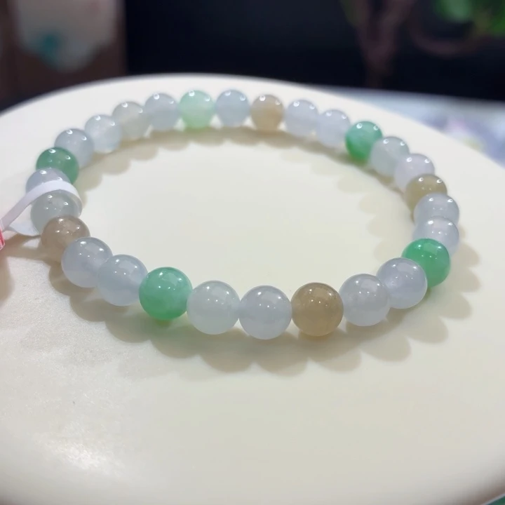 未镶嵌手链翡翠冰胶多宝卡6.8