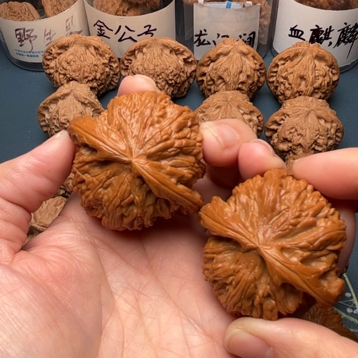 文玩核桃吊坠49大白狮子