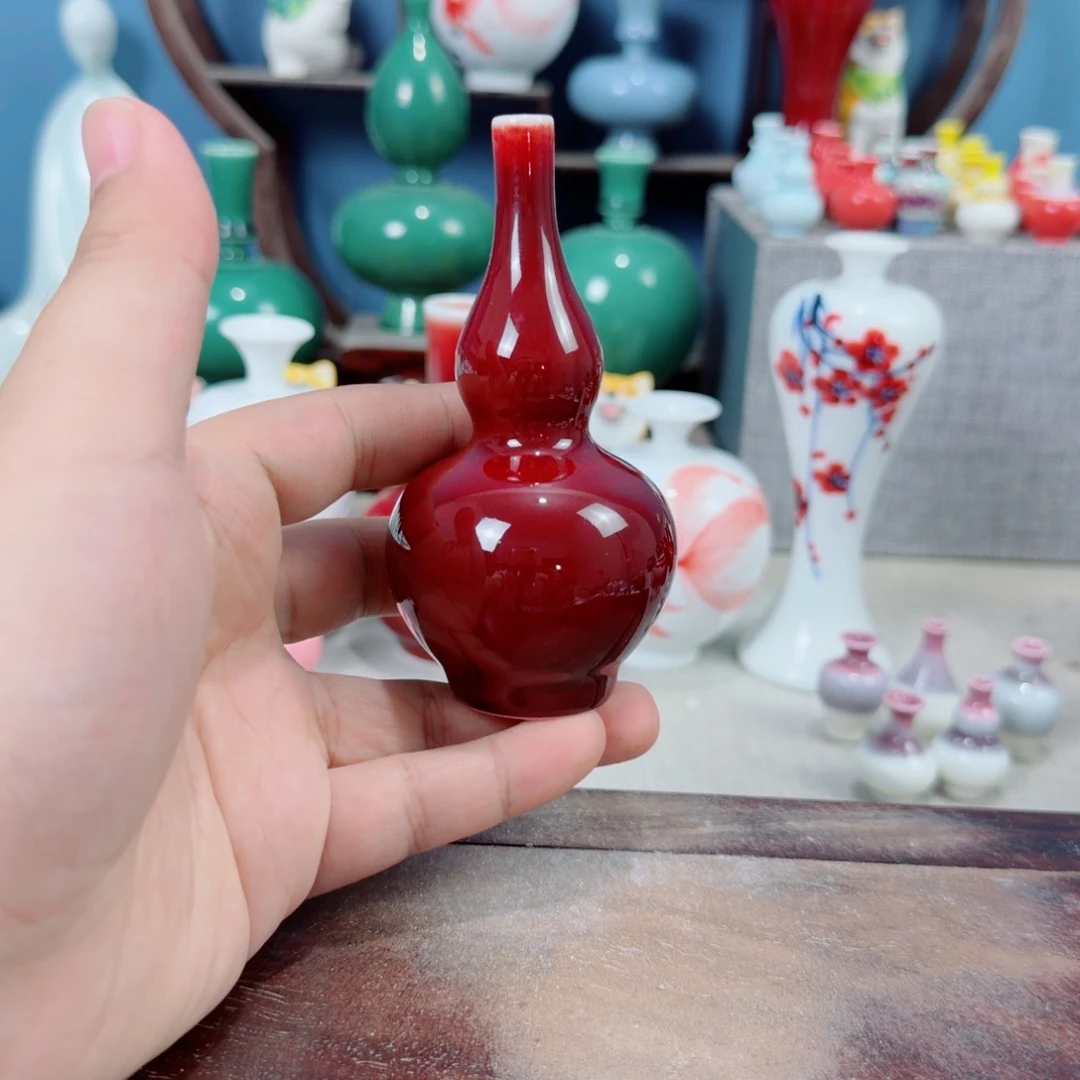 陶瓷手工小花器摆件