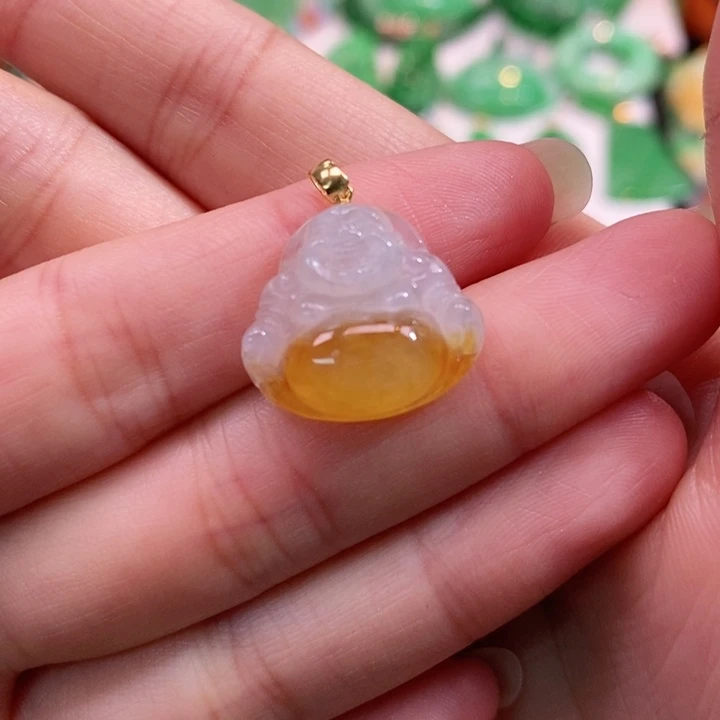 颈饰未镶嵌翡翠吊坠