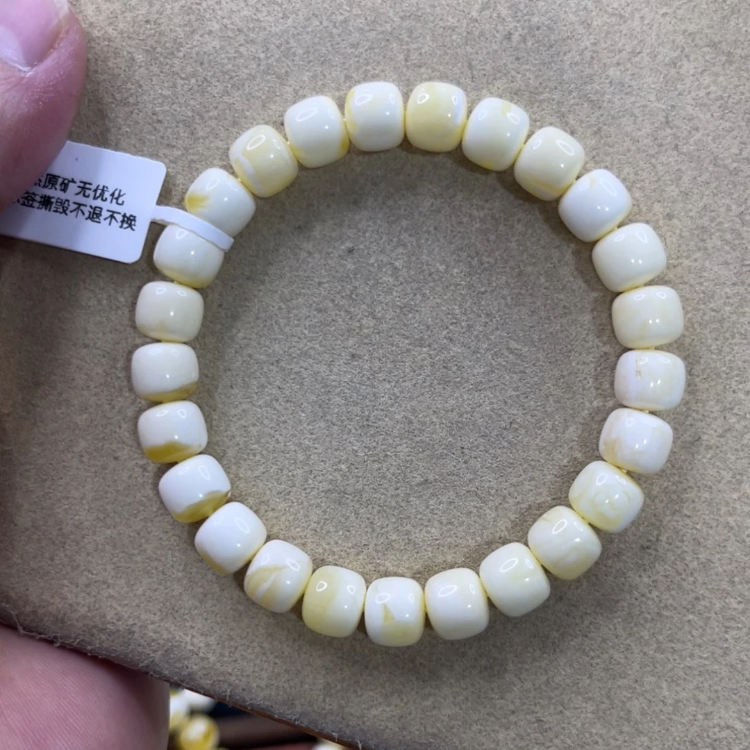 蜜蜡未镶嵌珠宝奇石9mm金瓷