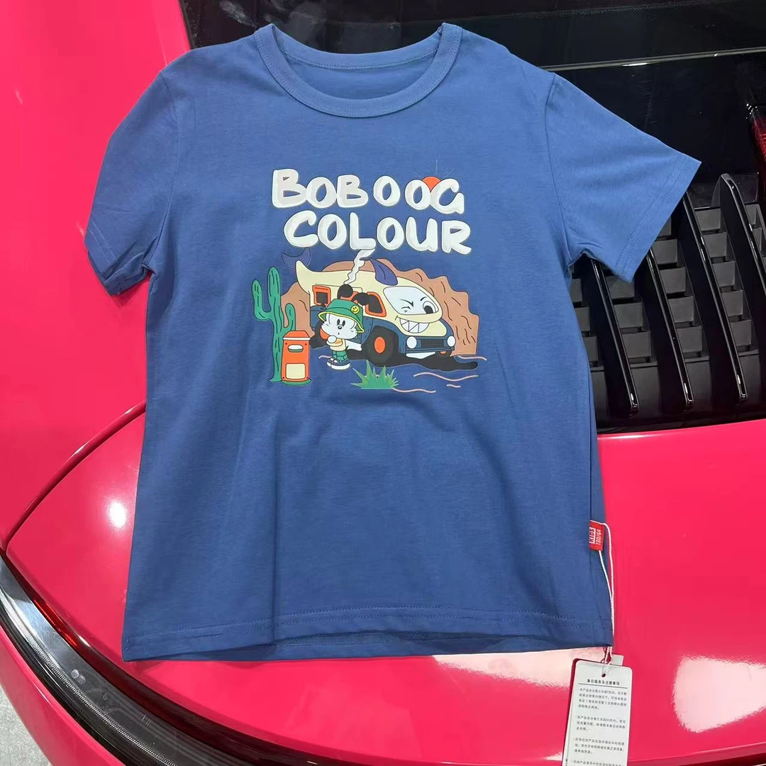 920巴布豆男童女童短袖T恤2025夏季新款纯棉儿童上衣男孩女孩衣服