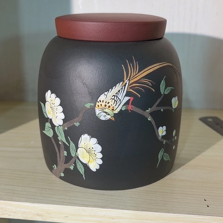 紫砂茶叶罐精品紫砂茶茶叶罐