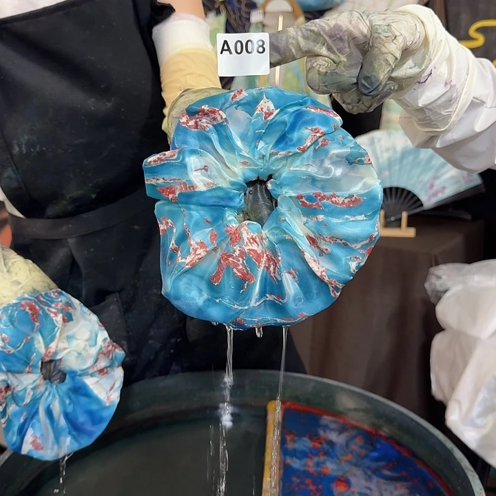 008寒梅腊雪圆饼发圈