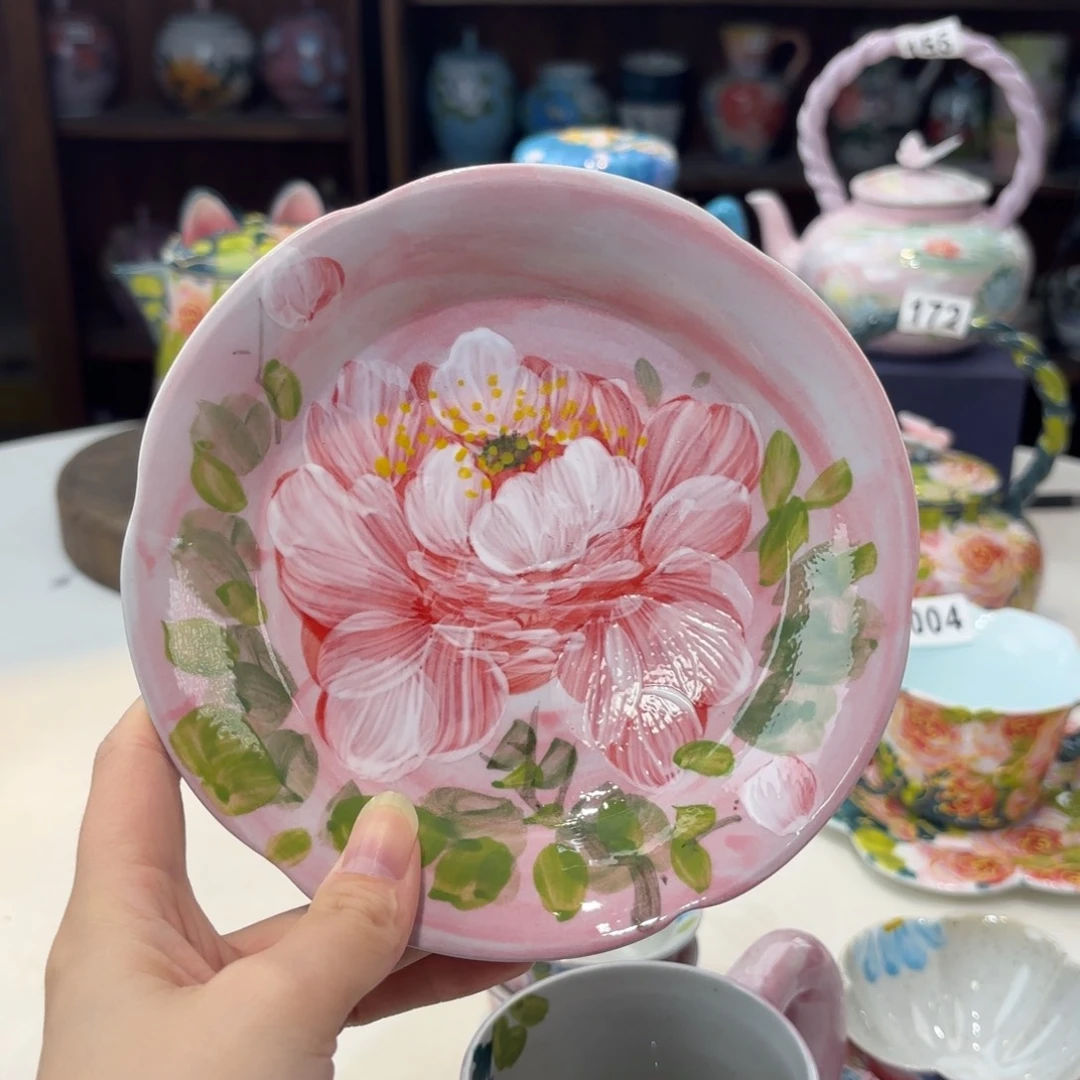 景德镇手绘高温釉下彩陶瓷茶具